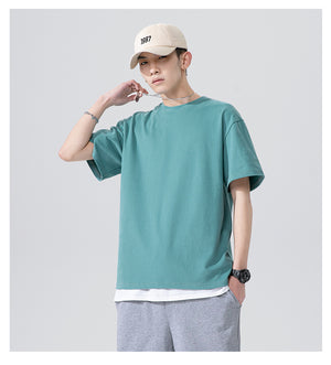 Pure Cotton Cashmere T-Shirt , - Streetwear Tee - Slick Street