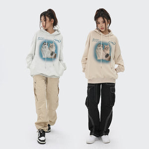 Champion Cat Graphic Hoodie , - Streetwear Hoodie - Slick Street
