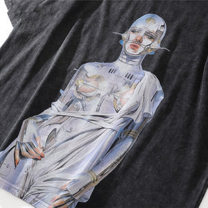 Nebula 'The Robot' Graphic T-Shirt , - Streetwear T-Shirts - Slick Street