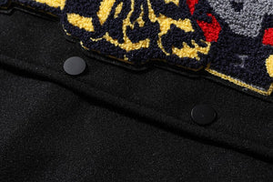 H48 Varsity Jacket , - Streetwear Jacket - Slick Street