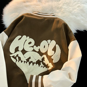 He'lo Optics Varsity Jacket , - Streetwear Jacket - Slick Street