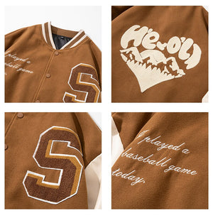 He'lo Optics Varsity Jacket , - Streetwear Jacket - Slick Street