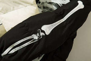 Yin Yang Skeleton Jacket , - Streetwear Jackets - Slick Street