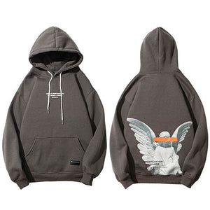 Angel God Hoodie , - Streetwear Hoodie - Slick Street