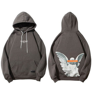 Angel God Hoodie , - Streetwear Hoodie - Slick Street