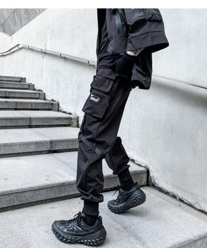 Black IV Cargo Pants , - Streetwear Cargo Pants - Slick Street