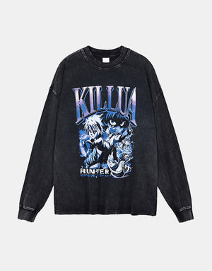 Killua Rookie Hunter Sweatshirt , - Streetwear Sweatshirts - Slick Street