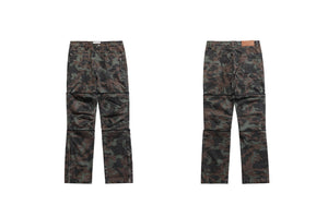 Camo R1 Full Length Pants , - Streetwear Pants - Slick Street