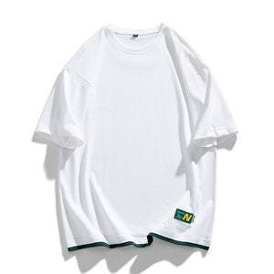 N Solid Label T-Shirt White, XS - Streetwear T-Shirts - Slick Street