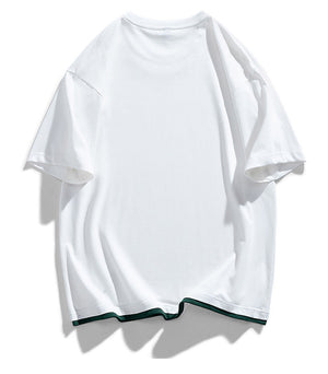 N Solid Label T-Shirt , - Streetwear T-Shirts - Slick Street