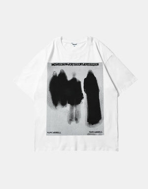 Dark Shadow T-Shirt White, XS - Streetwear T-Shirts - Slick Street