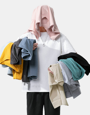 Pure Cotton Cashmere T-Shirt , - Streetwear Tee - Slick Street