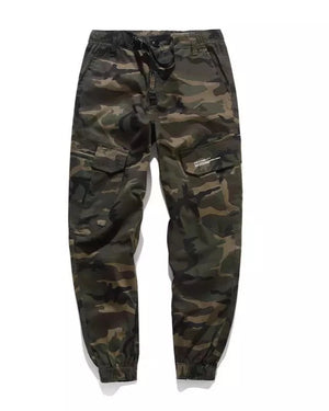 Tactical Camo Cargo Pants , - Streetwear Cargo Pants - Slick Street