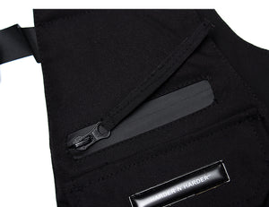 Techwear LOCKNLOAD Black Vest , - Streetwear - Slick Street