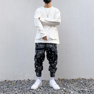 Graffiti V1 Cargo Joggers , - Streetwear Cargo Pants - Slick Street