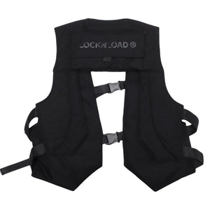 Techwear LOCKNLOAD Black Vest , - Streetwear - Slick Street