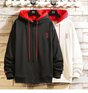 Elegance Two Color Hoodie With Rib Sleeves , - Streetwear Hoodie - Slick Street