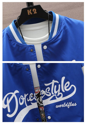 Worldflus Varsity Jacket , - Streetwear Jacket - Slick Street