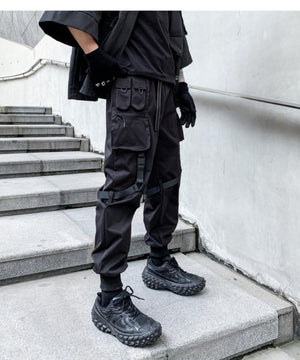 Black IV Cargo Pants , - Streetwear Cargo Pants - Slick Street