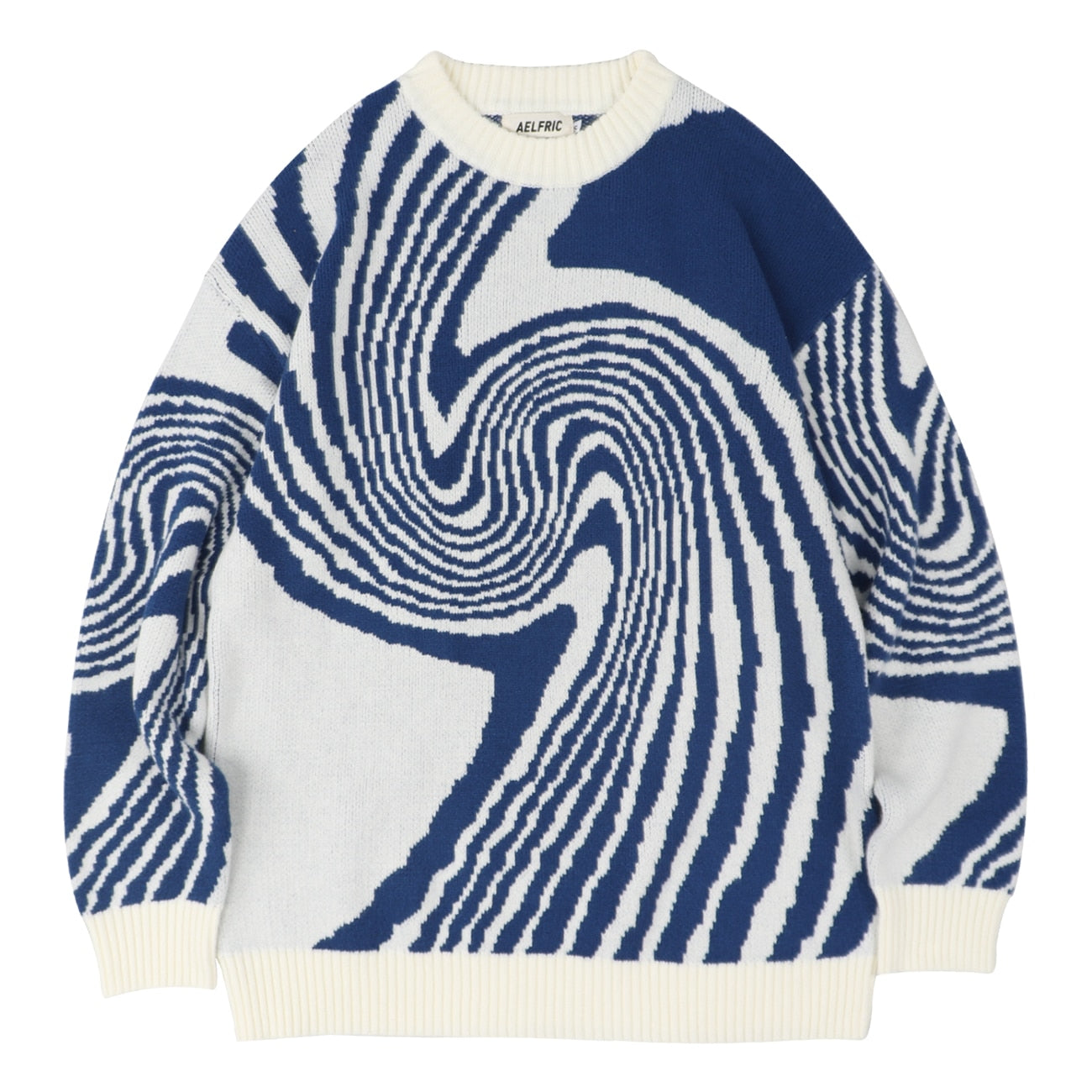 Whirlwind Sweater Blue, XS - Streetwear Sweatshirts - Slick Street