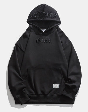 Unknown Battle Hoodie Black, XS - Streetwear Hoodie - Slick Street