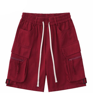 Cargo Track Multi Pockets Shorts , - Streetwear Shorts - Slick Street