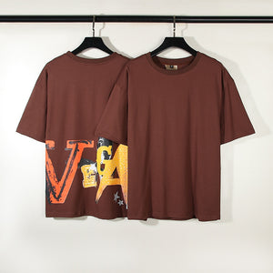 Bronze Vegas Star Loose-Fit T-Shirt , - Streetwear T-Shirts - Slick Street