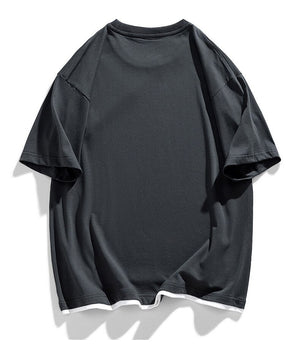 N Solid Label T-Shirt , - Streetwear T-Shirts - Slick Street