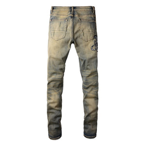 COBRA Snake Denim Jeans , - Streetwear Jeans - Slick Street