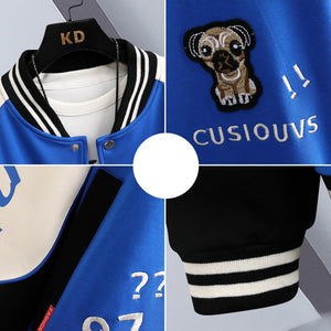 CUSIOUVS 97 Varsity Jacket , - Streetwear Hoodie - Slick Street