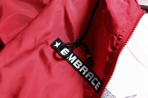 Embrace Two Half Color Jacket , - Streetwear Jacket - Slick Street