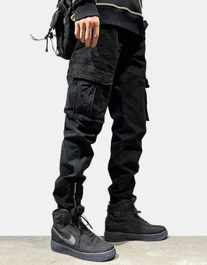 C1 Cargo Pants Black, 40 - Streetwear Cargo Pants - Slick Street