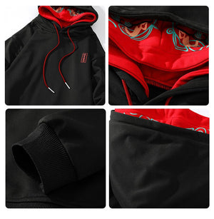 Elegance Two Color Hoodie With Rib Sleeves , - Streetwear Hoodie - Slick Street