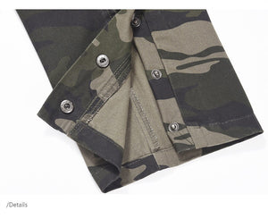 AM23 Straight Camo Cargo Pants , - Streetwear Cargo Pants - Slick Street