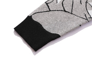 Vintage Japanese Anime Girl Knitted Sweater , - Streetwear Sweatshirts - Slick Street