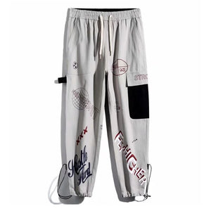 Alleye Gaze Joggers , - Streetwear Joggers - Slick Street