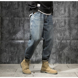 Denim Jean Joggers , - Streetwear - Slick Street