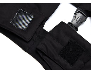 Techwear LOCKNLOAD Black Vest , - Streetwear - Slick Street