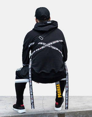 Panmax Black Hoodie Black, XS - Streetwear Hoodie - Slick Street