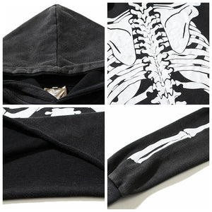 Saint Skeleton Hoodie , - Streetwear Hoodie - Slick Street
