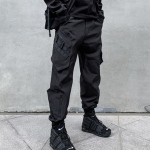 37 BLVCK Tactical Cargo Pants , - Streetwear Cargo Pants - Slick Street