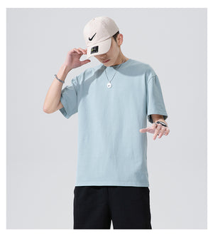 Pure Cotton Cashmere T-Shirt , - Streetwear Tee - Slick Street