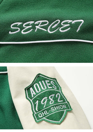 SERCE Varsity Jacket , - Streetwear Jacket - Slick Street