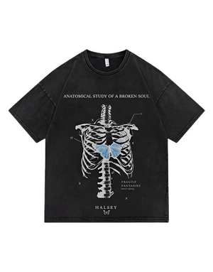 Broken Soul T-Shirt Black, XS - Streetwear Tee - Slick Street