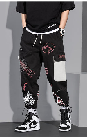 Alleye Gaze Joggers , - Streetwear Joggers - Slick Street
