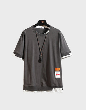 BlackTipe MA2 Double Layer T-Shirt , - Streetwear T-Shirts - Slick Street