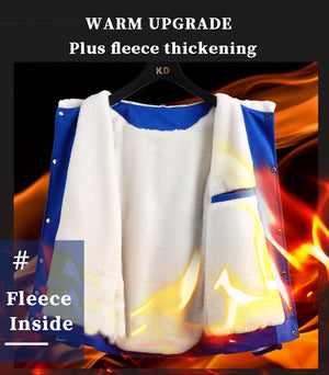 Dorestyle Hooded Varsity Jacket , - Streetwear Jacket - Slick Street