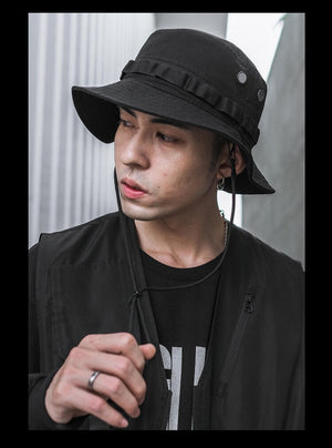THECROXX #1B Boonie Wide Brim Hat , - Streetwear Hats - Slick Street