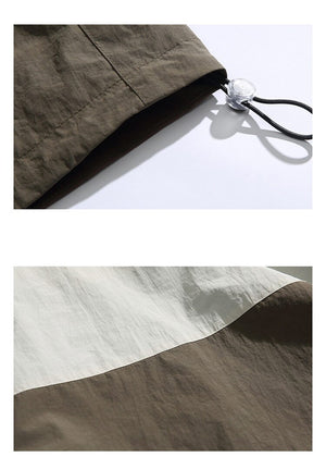 Two Tone Windbreaker Jacket , - Streetwear Jacket - Slick Street