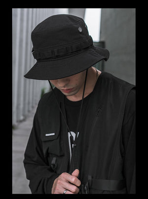 THECROXX #1B Boonie Wide Brim Hat , - Streetwear Hats - Slick Street
